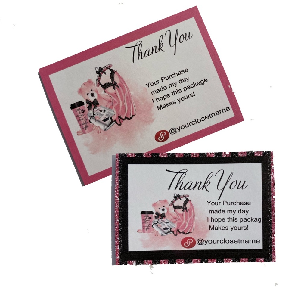 Thank You Cards for Packaging - Picture 10 of 13